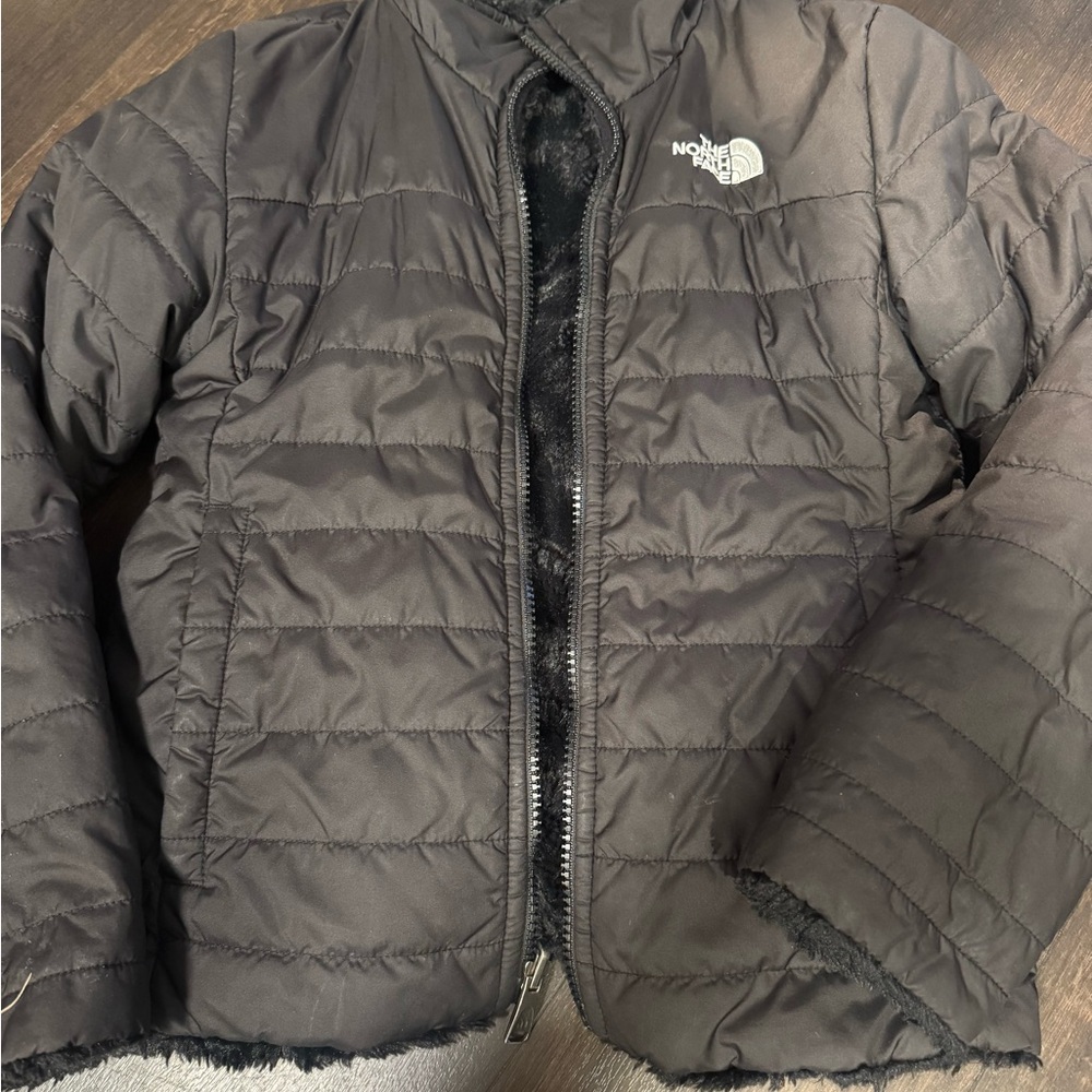 The North Face Plush Black Fleece Jacket